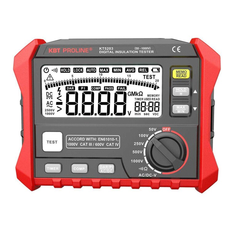 КВТ Мегаомметр цифровой KT 5203 серия PROLINE (89638) превью в интернет-магазине электрики Форум Электро в Москве