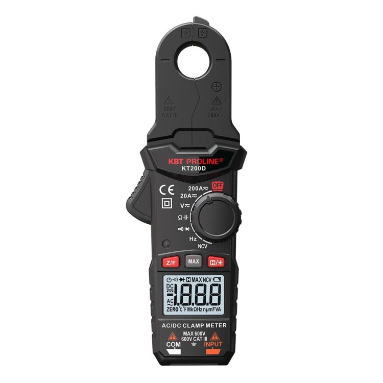 КВТ Токовые клещи цифровые КТ 200D серия PROLINE (101563) превью в интернет-магазине электрики Форум Электро в Москве