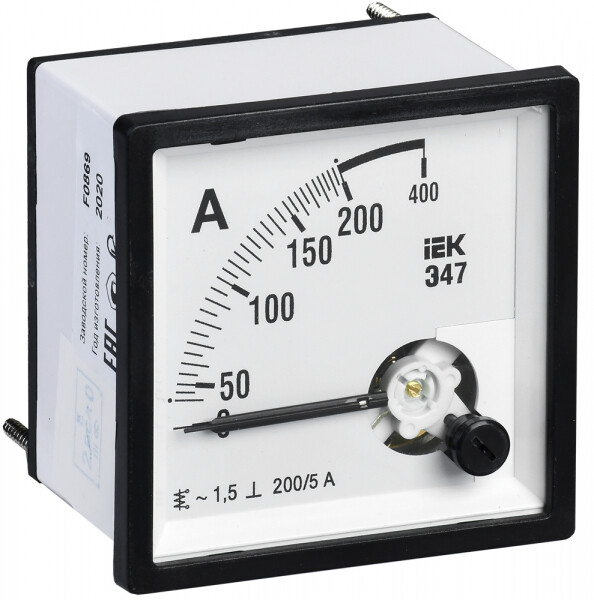 IEK Амперметр Э47 200/5А кл. точн. 1,5 72х72мм