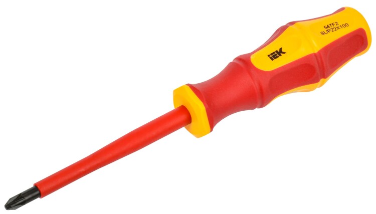 ARMA2L 3 Отвертка диэлектрическая PZ/SL2х100 К3 IEK (A2L3-SC30-K3-ZS-20-100) превью в интернет-магазине электрики Форум Электро в Москве