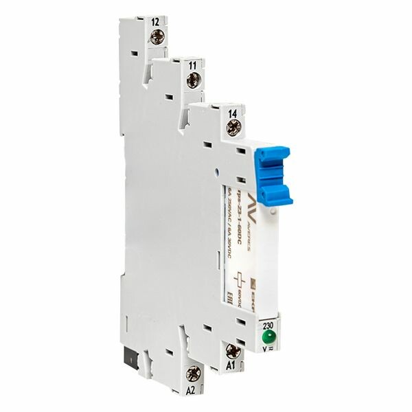EKF Реле промежуточное с розеткой в сборе РП slim 23/1 6A 230В AC (rps-23-1-60-rms230AC) превью в интернет-магазине электрики Форум Электро в Москве