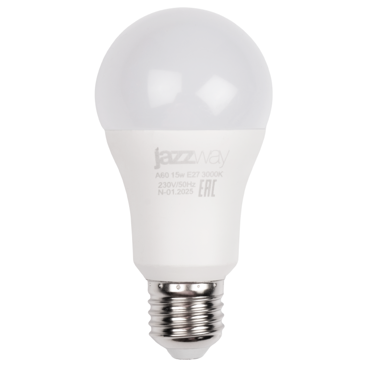 Jazzway PLED-LX A60 15w E27 3000K (.5028364) превью в интернет-магазине электрики Форум Электро в Москве