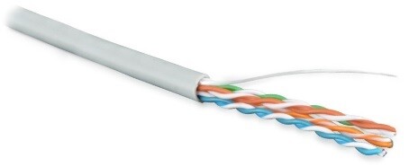 Hyperline UUTP4-C5E-S24-IN-PVC-GY-305 (305 м) Кабель витая пара, неэкранированная U/UTP, категория 5e, 4 пары (24 AWG), одножильный (solid), PVC, -20°C – +75°C, серый - гарантия: 15 лет компонентная, 25 лет системная (UUTP4-C5E-S24-IN-PVC-GY-305) превью в интернет-магазине электрики Форум Электро в Москве Hyperline UUTP4-C5E-S24-IN-PVC-GY-305 (305 м) Кабель витая пара, неэкранированная U/UTP, категория 5e, 4 пары (24 AWG), одножильный (solid), PVC, -20°C – +75°C, серый - гарантия: 15 лет компонентная, 25 лет системная (UUTP4-C5E-S24-IN-PVC-GY-305) превью в интернет-магазине электрики Форум Электро в Москве