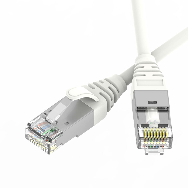 DKC Патч-корд экранированный Ultra SLIM CAT6A S/FTP 4х2, 30 AWG, LSZH, белый, 0,3м (RN6ASF4503WH-30) превью в интернет-магазине электрики Форум Электро в Москве