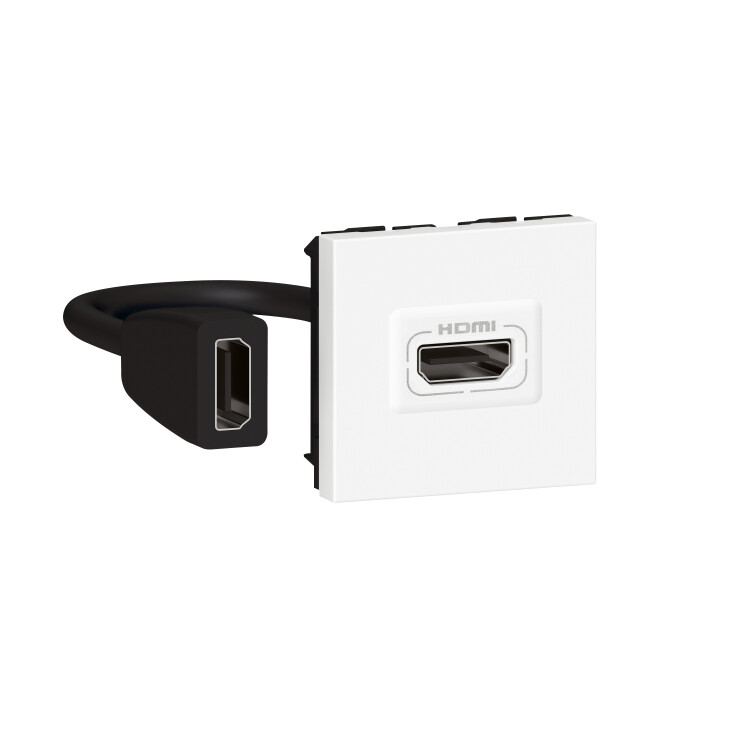 Фотография Legrand Mosaic Белый Розетка HDMI 2M (078979L) в интернет-магазине Форум Электро в Москве Картинка Legrand Mosaic Белый Розетка HDMI 2M (078979L) в интернет-магазине Форум Электро в Москве