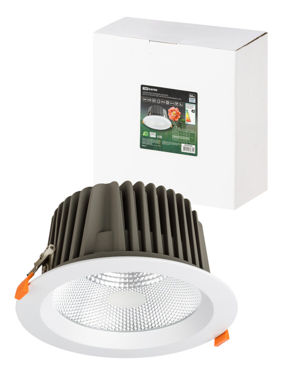 TDM Светильник встраиваемый "Даунлайт" LED DCL-01-050 50 Вт, 4000 К, 80 Ra, IP20, прозрачный расс. (SQ0369-0408) превью в интернет-магазине электрики Форум Электро в Москве