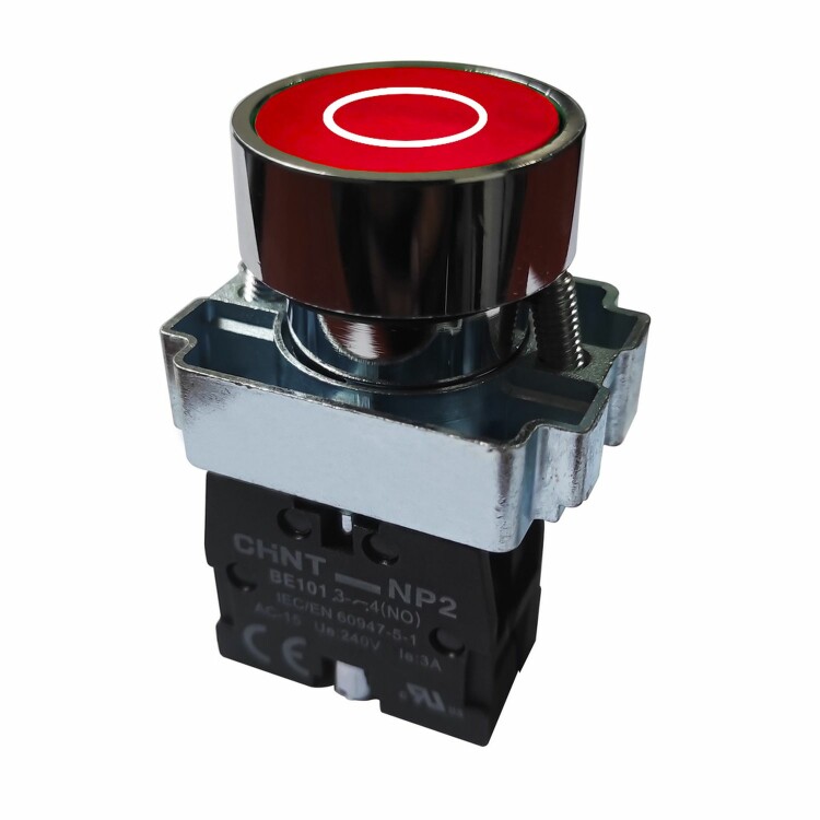 CHINT Кнопка управления NP2-BA4322 маркировкой, 1НЗ, IP40 (R) (576035) превью в интернет-магазине электрики Форум Электро в Москве