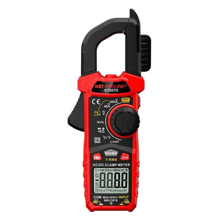 КВТ Токовые клещи цифровые KT 207D серия PROLINE (91920) превью в интернет-магазине электрики Форум Электро в Москве