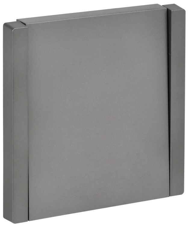 Картинка IEK FORTE&PIANO Сталь Выключатель 1-кл самовозвратный 10А FP510 (FP-V14-0-10-1-K46) в интернет-магазине Форум Электро в Москве