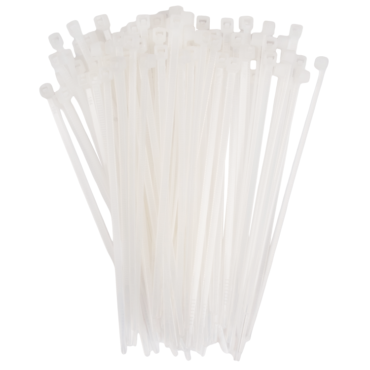 Кабельная стяжка PCT 2,5x100-100WH PA6.6 Jazzway (100 шт/уп) (.5053526) превью в интернет-магазине электрики Форум Электро в Москве