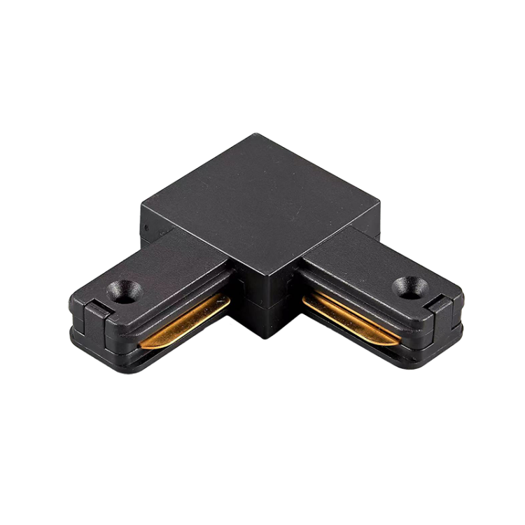 Jazzway PTR P CL-BL Коннектор черный (пластик) L- обр (.5052116) превью в интернет-магазине электрики Форум Электро в Москве