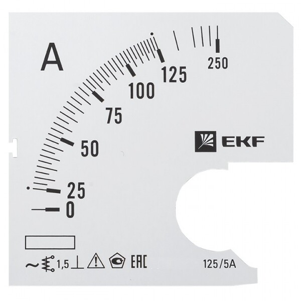 EKF PROxima Шкала сменная для A961 125/5А-1,5.