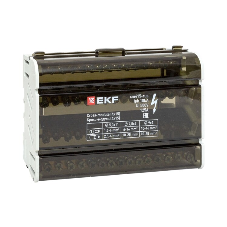 EKF Кросс-модуль (4x15) 125A (cm415-rus) превью в интернет-магазине электрики Форум Электро в Москве