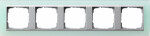 Картинка Gira EV Матово-зелёный/алюминий Рамка 5-ая (021551) в интернет-магазине Форум Электро в Москве