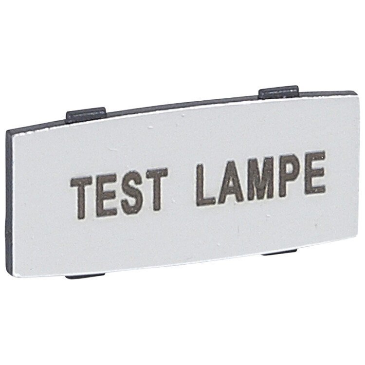 Legrand Osmoz вставк. узкая алюм. ""TEST LAMPE" надпись (024345) превью в интернет-магазине электрики Форум Электро в Москве