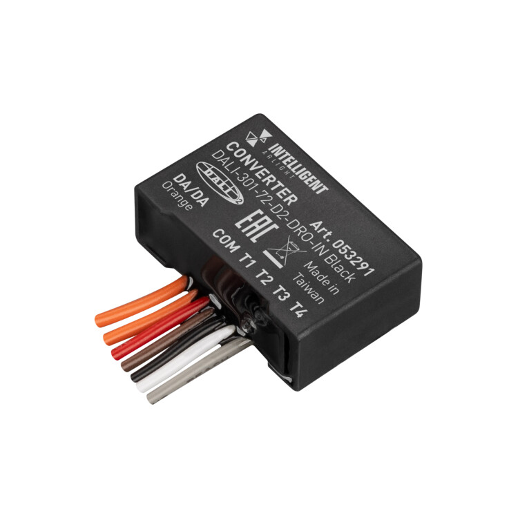 Arlight INTELLIGENTIGHT Конвертер DALI-301-72-D2-DRO-IN Black (BUS) (IПластик) (053291) превью в интернет-магазине электрики Форум Электро в Москве