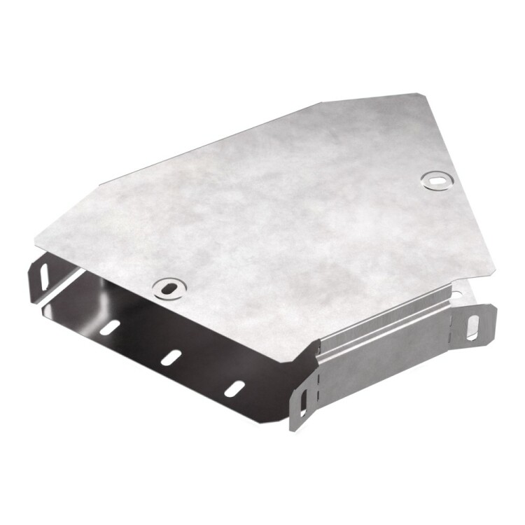 Промрукав Угол горизонтальный 45 градусов с крышкой Стандарт 200х50 (PR16.0522) превью в интернет-магазине электрики Форум Электро в Москве