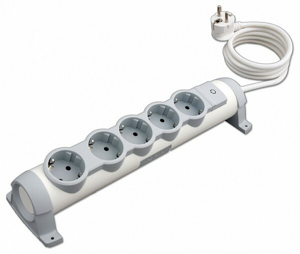 Картинка Удлинитель 5X2К+З 3м. серия "Комфорт". (694632) в интернет-магазине Форум Электро в Москве