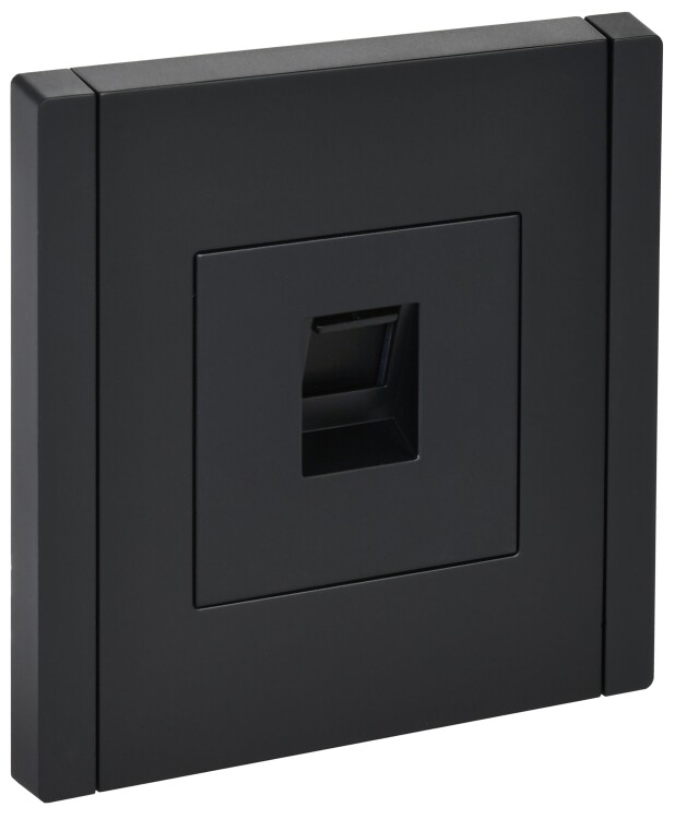 Картинка IEK FORTE&PIANO Черный Розетка комп. RJ45 кат.5E FP132 (FP-K10-1-K02) в интернет-магазине Форум Электро в Москве