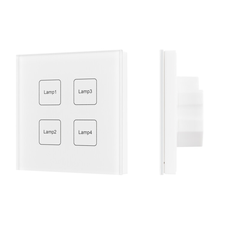 Картинка Arlight INTELLIGENTIGHT Сенсорная панель DALI-901-11-ADDR-DIM-DT6-IN White (BUS) (IP20 Пластик, 3 года) (037192) в интернет-магазине Форум Электро в Москве