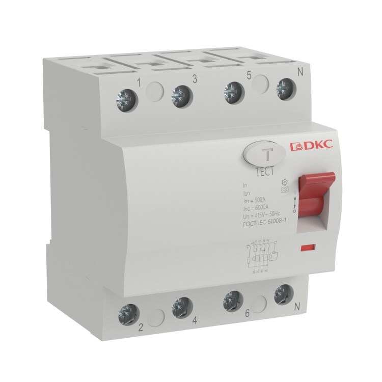Устройство защитного отключения УЗО YON MDL100 4P 100А 30mA тип A (MDL100-4P2-100-A) превью в интернет-магазине электрики Форум Электро в Москве