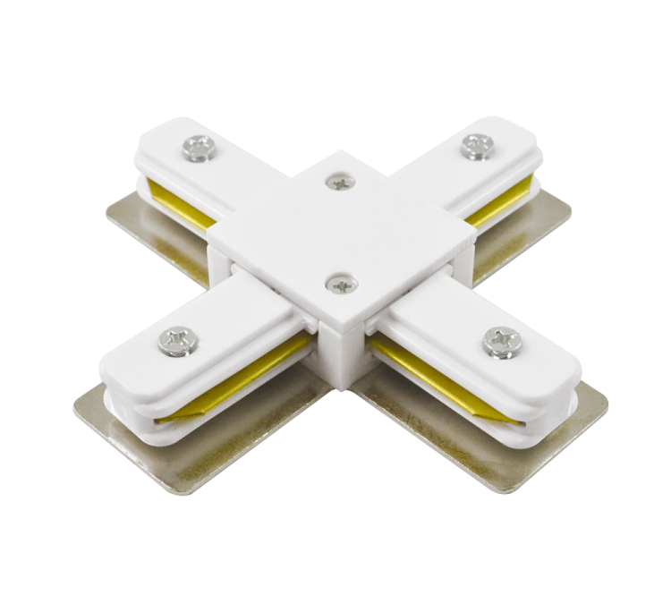 Jazzway PTR CX-WH Коннектор белый X -обр. (.5010888) превью в интернет-магазине электрики Форум Электро в Москве