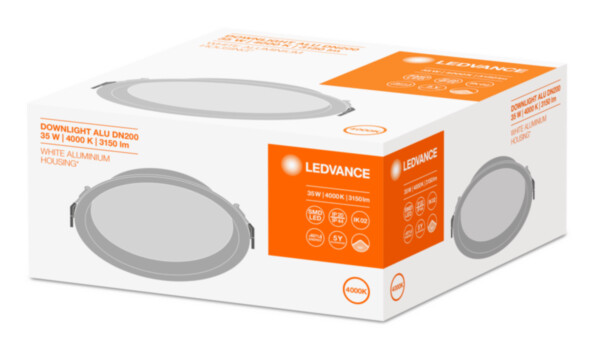 Ledvance Светильник светодиодный ДВО-35Вт 4000K 3150Лм IP44 бел DOWNLIGHT (4058075091573) превью в интернет-магазине электрики Форум Электро в Москве