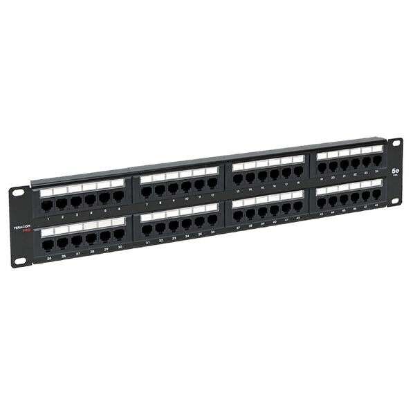 EKF TeraLINK PRO Патч-панель TeraLINK PRO 19'' Cat.5E 2U неэкранированная UTP 48 портов RJ-45 Dual IDC (TRP-PPNL-5EUTP-2U48) превью в интернет-магазине электрики Форум Электро в Москве EKF TeraLINK PRO Патч-панель TeraLINK PRO 19'' Cat.5E 2U неэкранированная UTP 48 портов RJ-45 Dual IDC (TRP-PPNL-5EUTP-2U48) превью в интернет-магазине электрики Форум Электро в Москве