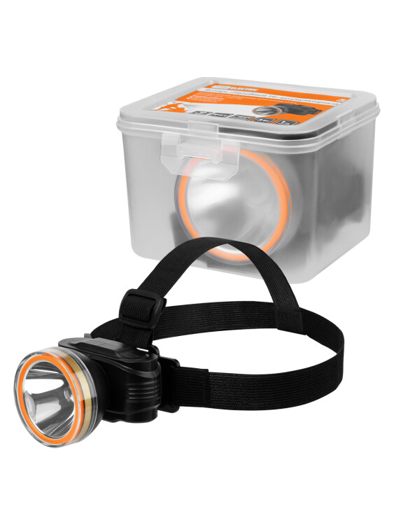 TDM Фонарь «Налобный 16» аккум., 3 Вт LED, Li-Ion 3,7 В 1,2 А*ч, 200 лм, 230 В (SQ0350-0077) превью в интернет-магазине электрики Форум Электро в Москве