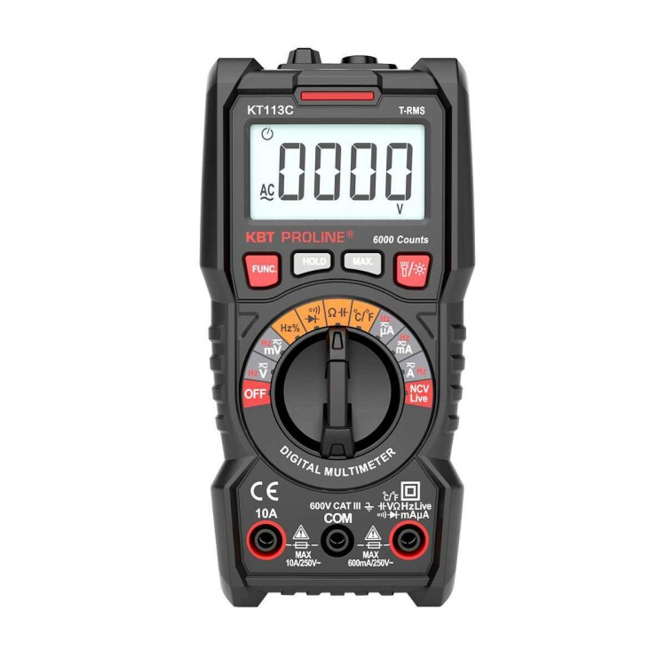 КВТ Мультиметр цифровой KT 113С серия PROLINE (91918) превью в интернет-магазине электрики Форум Электро в Москве