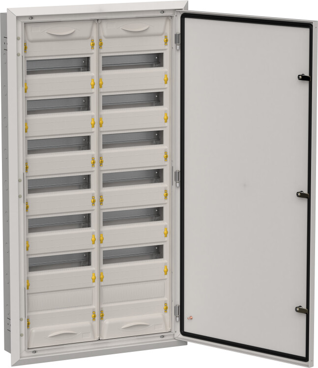 TITAN 5 Корпус мет. ЩРв-168 (2х84) 1130х625х130 IP31 сер IEK (TI5-50-V-2X084-31-7035) превью в интернет-магазине электрики Форум Электро в Москве