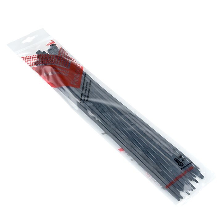 EKF Хомут P6.6 стандартный (ч), 4.8x300 (50шт) FlexLock PROxima (plc-fl-ctsb-4.8x300-r) превью в интернет-магазине электрики Форум Электро в Москве