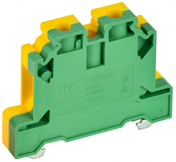 IEK Колодка клеммная CTS-PEN земля 10мм2 желто-зеленая (YCT11-00-K52-010) превью в интернет-магазине электрики Форум Электро в Москве IEK Колодка клеммная CTS-PEN земля 10мм2 желто-зеленая (YCT11-00-K52-010) превью в интернет-магазине электрики Форум Электро в Москве