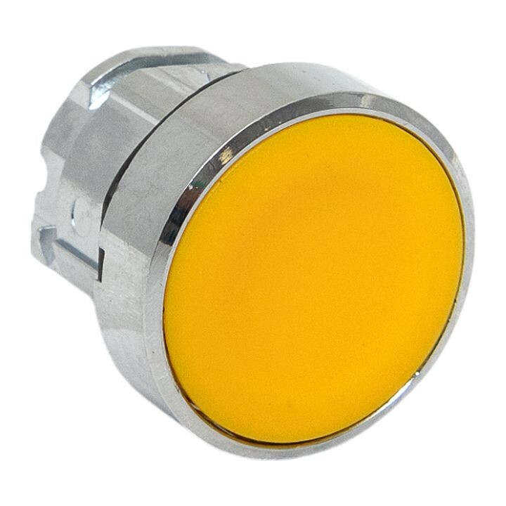 EKF Исполнительный механизм кнопки XB4 желтый плоский возвратный без фиксации, без подсветки IP65 (XB4BA-Y-65) превью в интернет-магазине электрики Форум Электро в Москве