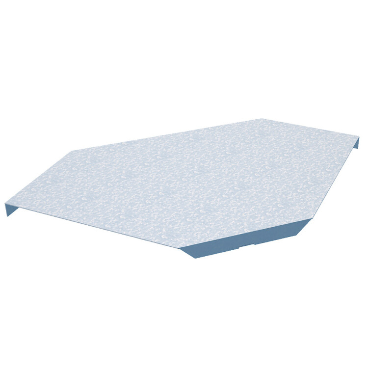 Крышка горизонт. угла 90х500(80/100) (KGL90*500(80/100)) превью в интернет-магазине электрики Форум Электро в Москве