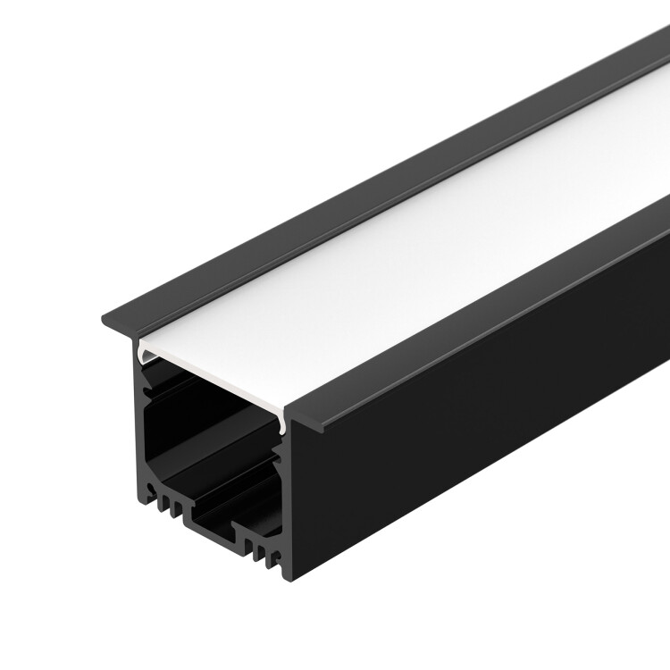 Arlight Профиль SL-LINIA49M-F-2000 BLACK (Алюминий) (036513) превью в интернет-магазине электрики Форум Электро в Москве