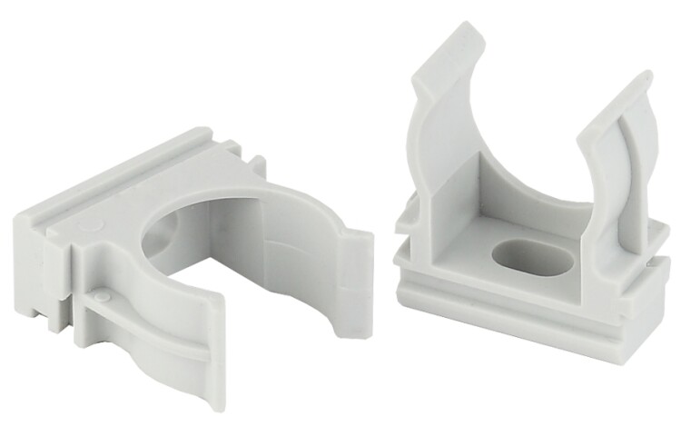 ЭРА Крепеж-клипса (cерый) для трубы d 20мм (100/1500/45000) (Б0020123) превью в интернет-магазине электрики Форум Электро в Москве