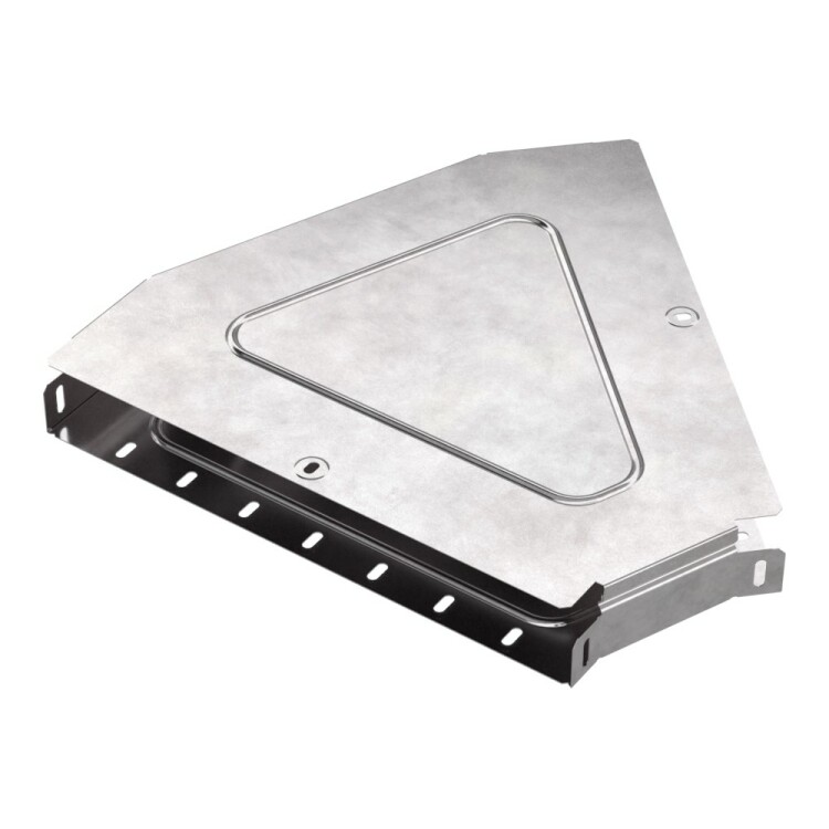 Промрукав Угол горизонтальный 45 градусов с крышкой Стандарт 400х50 (PR16.0613) превью в интернет-магазине электрики Форум Электро в Москве