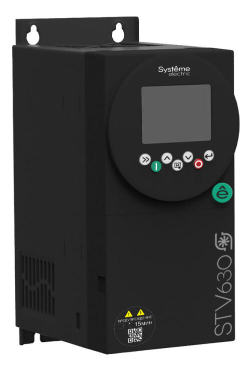 Systeme Electric Преобразователь частоты STV630 4 кВт 400В ЭМС С3 + LED панель оператора (STV630U40N4-LED) превью в интернет-магазине электрики Форум Электро в Москве