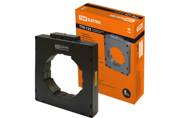 TDM Трансформатор тока измерительный ТТН 125/2500/5-15VA/0,5-Р (SQ1101-1147) превью в интернет-магазине электрики Форум Электро в Москве