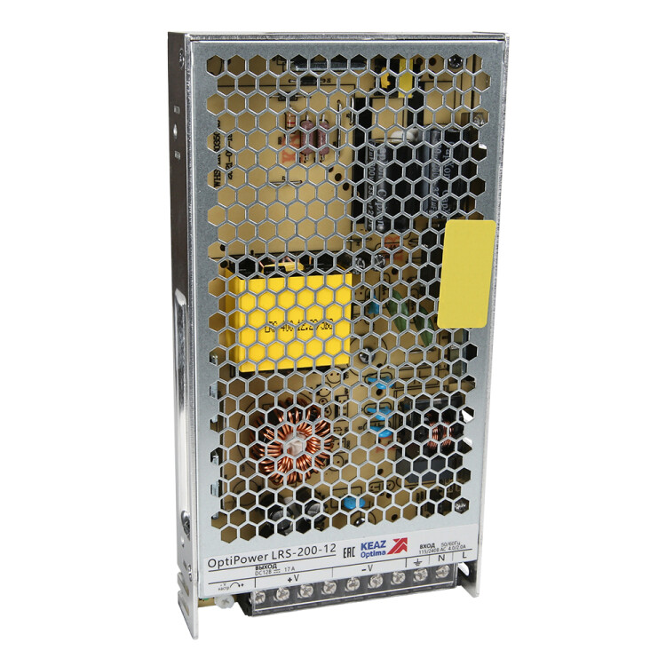 КЭАЗ Блок питания панельный OptiPower LRS 200-12 17A. (328884) превью в интернет-магазине электрики Форум Электро в Москве