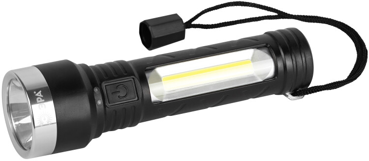 ЭРА Светодиодный фонарь UA-501 универсальный, аккумуляторный, COB+LED, 5 Вт, резина (Б0052743) превью в интернет-магазине электрики Форум Электро в Москве