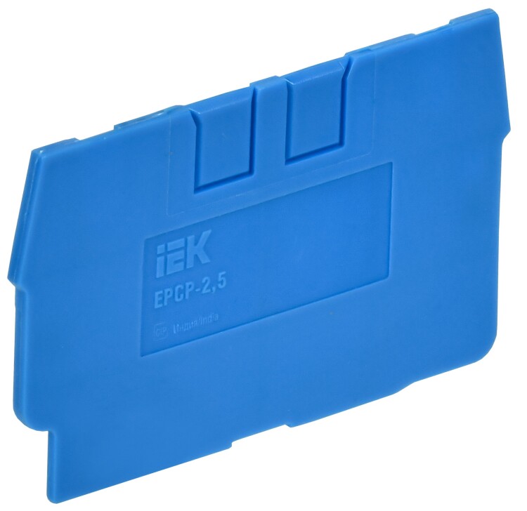ARMAFIX Заглушка для колодки клеммной CP 2,5мм2 синяя IEK. (AF-CT20-00-K07-002-ZGL) превью в интернет-магазине электрики Форум Электро в Москве