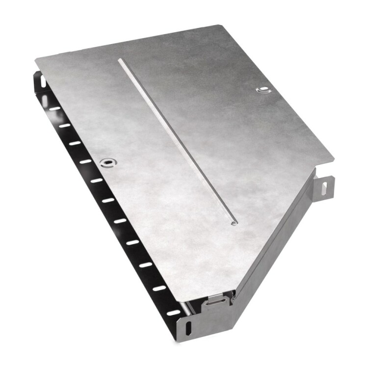 Промрукав Переходник левый с крышкой Стандарт 600х400х50 (PR16.0703) превью в интернет-магазине электрики Форум Электро в Москве