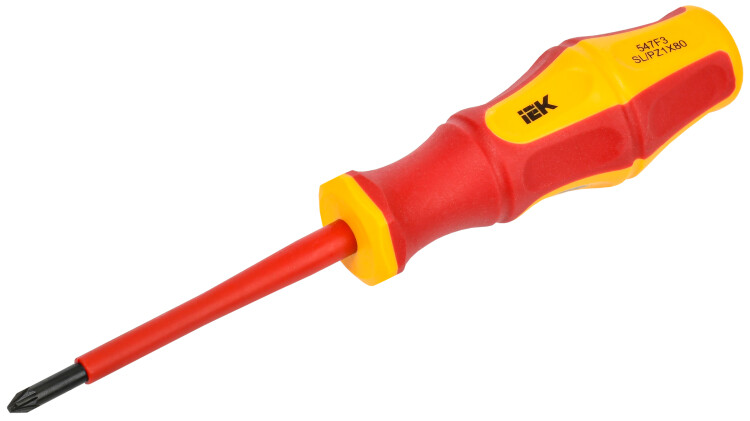 ARMA2L 3 Отвертка диэлектрическая PZ/SL1х80 К3 IEK (A2L3-SC30-K3-ZS-10-080) превью в интернет-магазине электрики Форум Электро в Москве