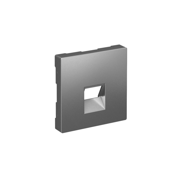Картинка Systeme Electric AtlasDesign Сталь Накладка для информационных функций типа Keystone (ATN000984) в интернет-магазине Форум Электро в Москве