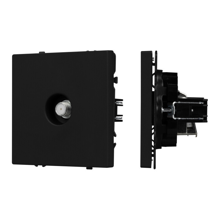 Картинка Arlight NOBE Розетка спутник софт-тач черный оникс SCT-MST1-SFPL-BK (SAT) (-) (054297(1)) в интернет-магазине Форум Электро в Москве