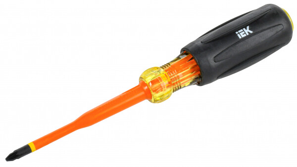 ARMA2L 5 Отвертка диэлектрическая SLIM PZ2х100 Т3 IEK (A2L5-SC31-T3-PZ-20-100) превью в интернет-магазине электрики Форум Электро в Москве