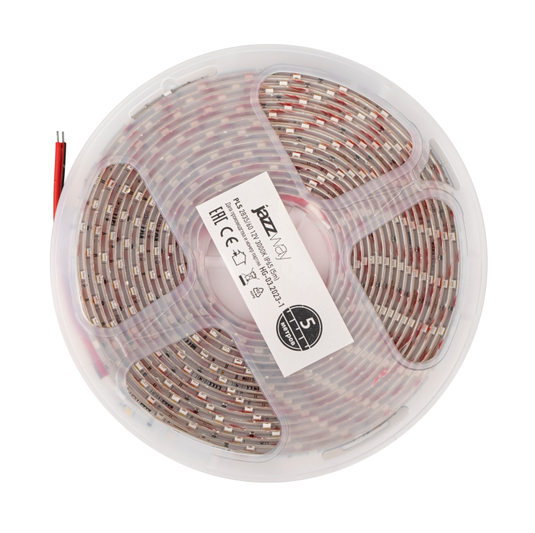 Jazzway Лента PLS 2835/ 60-12V WW IP65 -5m (теплый белый) (.2859037) превью в интернет-магазине электрики Форум Электро в Москве