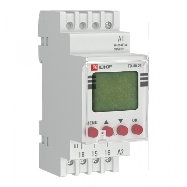 EKF PROxima Таймер электронный ТЭ-80 24-230В (te-80-24) превью в интернет-магазине электрики Форум Электро в Москве